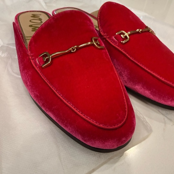 EUC Sam Edelman Linnie Pink Velvet Mule – Size 8 - Picture 5 of 11